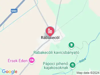 Rábakecöl a térképen