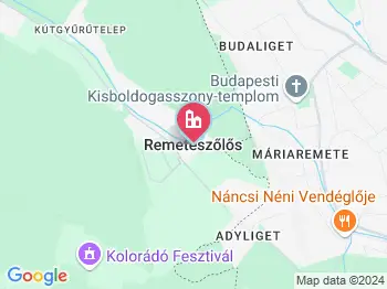 Remeteszőlős a térképen