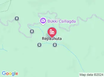 Répáshuta a térképen