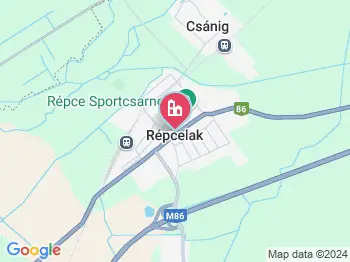 Répcelak a térképen