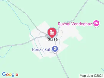 Ruzsa a térképen