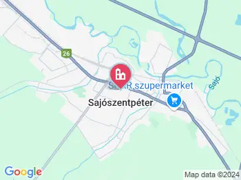 Sajószentpéter éttermek a térképen