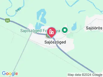 Sajószöged a térképen