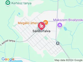 Sándorfalva a térképen