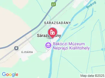 Sárazsadány a térképen