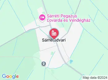 Sárrétudvari a térképen