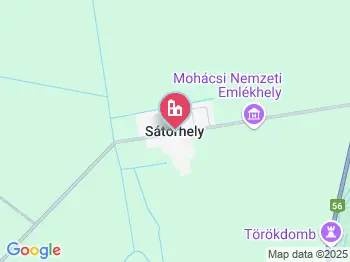 Sátorhely a térképen