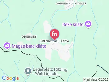 Sopron - Brennbergbánya a térképen