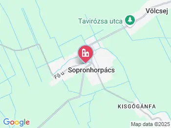 Sopronhorpács a térképen