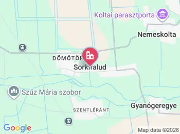 Sorkifalud a térképen