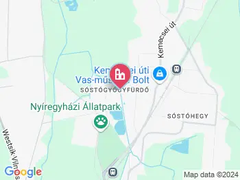 Sóstófürdő a térképen