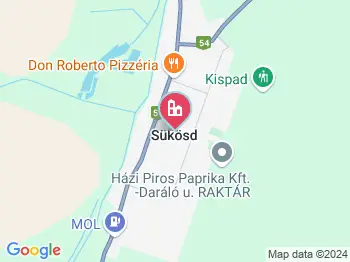 Sükösd a térképen