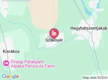 Szaknyér a térképen