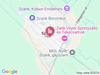 Szank a térképen