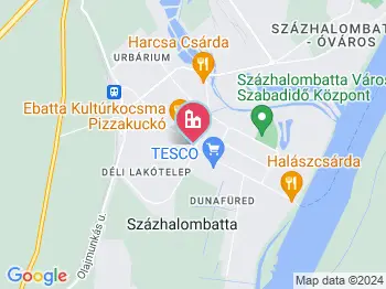 Százhalombatta éttermek a térképen