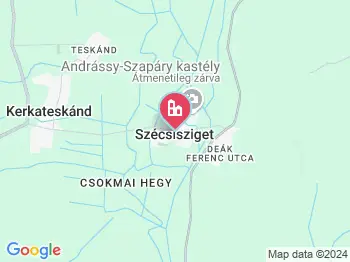 Szécsisziget a térképen