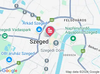 Szeged éttermek a térképen