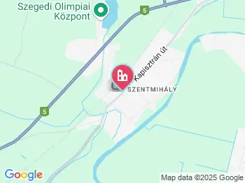 Szeged - Szentmihálytelek a térképen