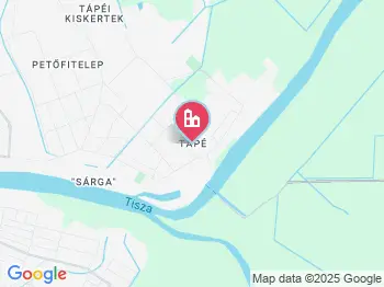 Szeged - Tápé a térképen