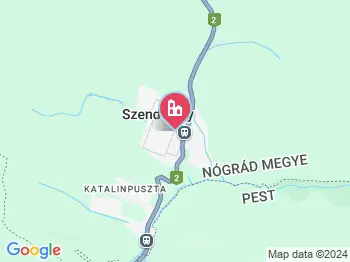 Szendehely a térképen