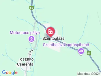 Szentbalázs a térképen