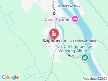 Szigetbecse a térképen