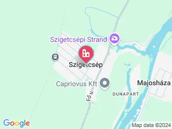Szigetcsép a térképen