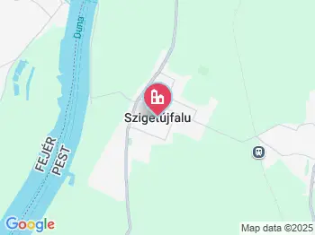 Szigetújfalu a térképen