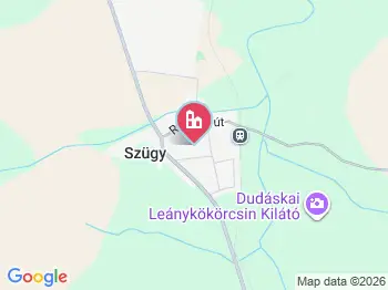 Szügy a térképen