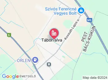 Táborfalva a térképen