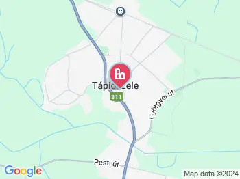 Tápiószele a térképen