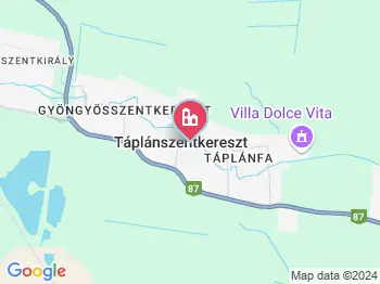 Táplánszentkereszt a térképen