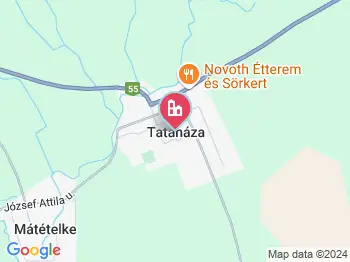 Tataháza a térképen