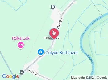 Tiszabög a térképen