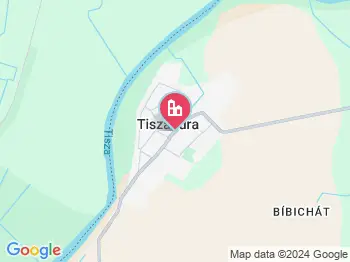 Tiszabura a térképen