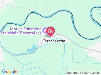 Tiszacsécse a térképen