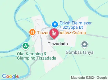 Tiszadada a térképen