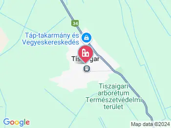 Tiszaigar a térképen