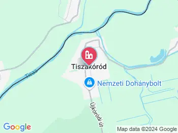 Tiszakóród a térképen