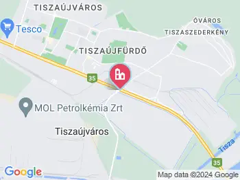 Tiszaújváros éttermek a térképen