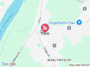 Tököl éttermek a térképen