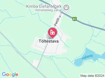 Töltéstava a térképen