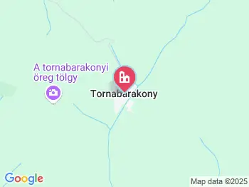Tornabarakony a térképen