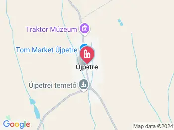 Újpetre a térképen