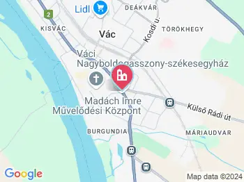 Vác egyéb látványosság a térképen