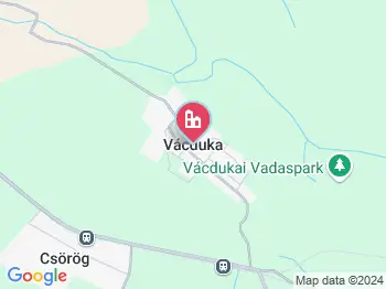 Vácduka a térképen