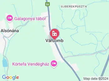 Várdomb a térképen