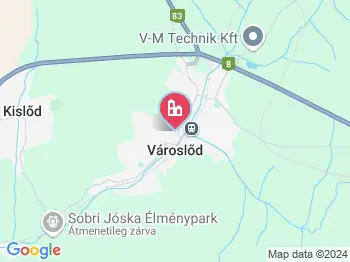 Városlőd a térképen