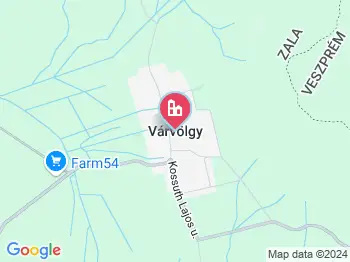 Várvölgy a térképen