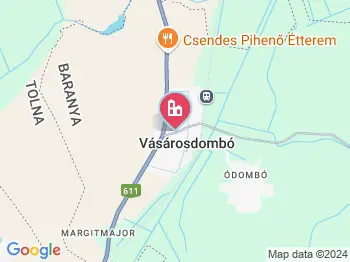Vásárosdombó a térképen